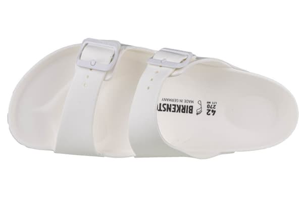 Birkenstock Arizona 129441, Man, Tofflor, vit