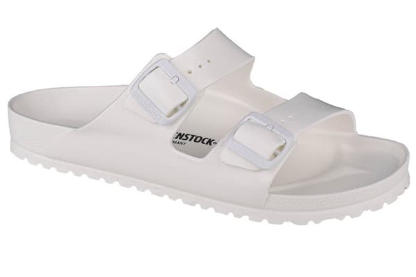 Birkenstock Arizona 129441, Man, Tofflor, vit