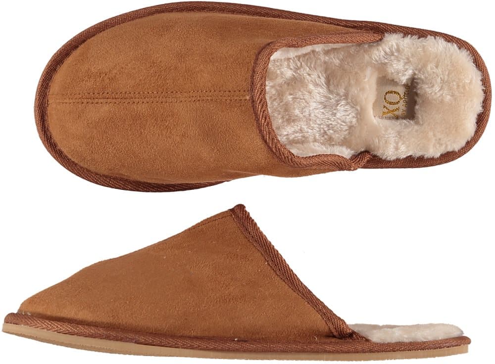 Klassisk toffel - tofflor - loafers - damer - Cognac 37/38