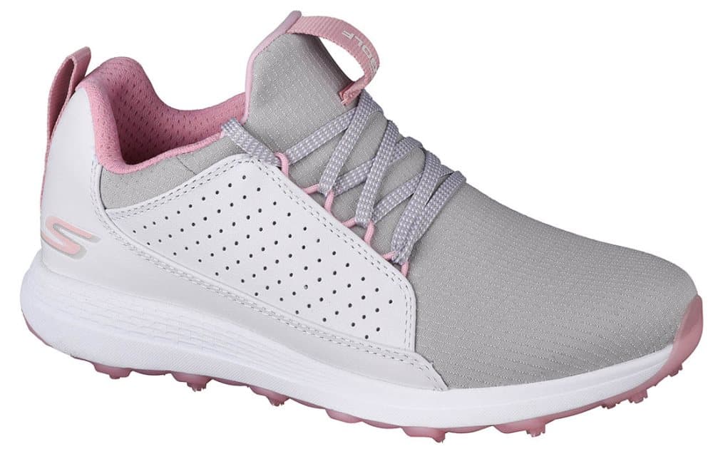 Skechers Go Golf Max Mojo 14887-WGPK, Kvinna, golfskor, vit