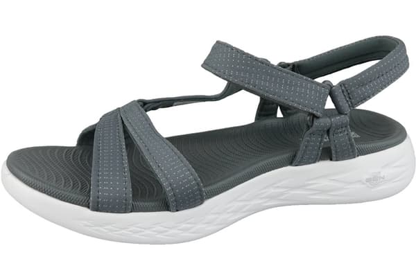 Skechers On the GO 600 - Brilliancy 15316-CHAR, Kvinna, Sandaler, grå