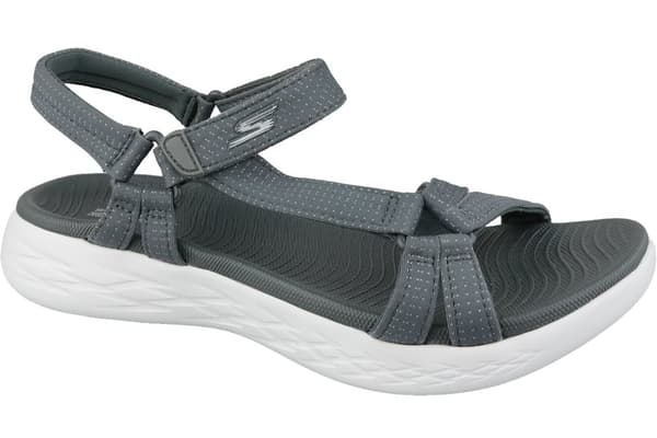 Skechers On the GO 600 - Brilliancy 15316-CHAR, Kvinna, Sandaler, grå