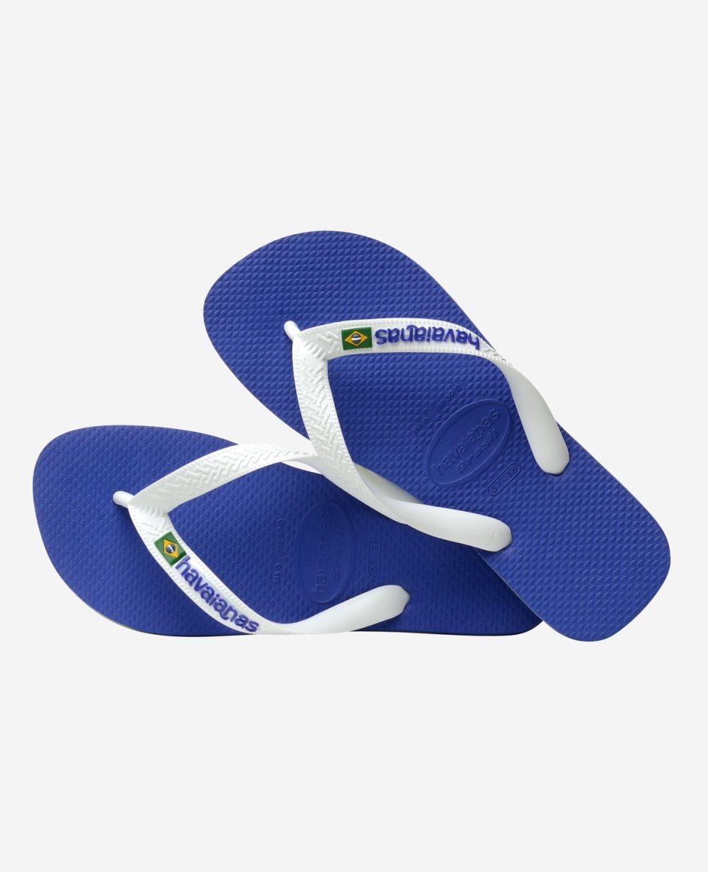 Havaianas Flip Flops Kids Brazil Logo Blå 31/32