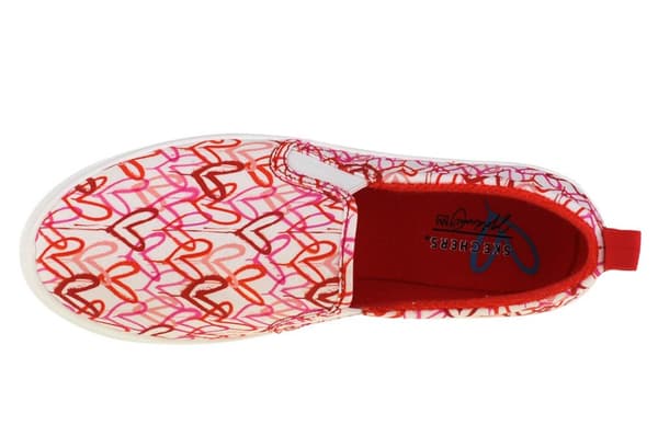 Skechers Poppy Drippin Love 155503-WRPK, Kvinna, Plimsolls, vit