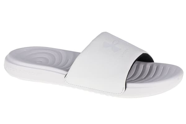 Under Armour Ansa Fixed Slides 3023772-101, Kvinna, Tofflor, vit