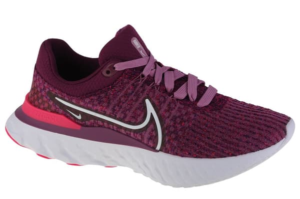 Nike React Infinity Run Flyknit 3 DD3024-500, Kvinde, Løbesko, lilla