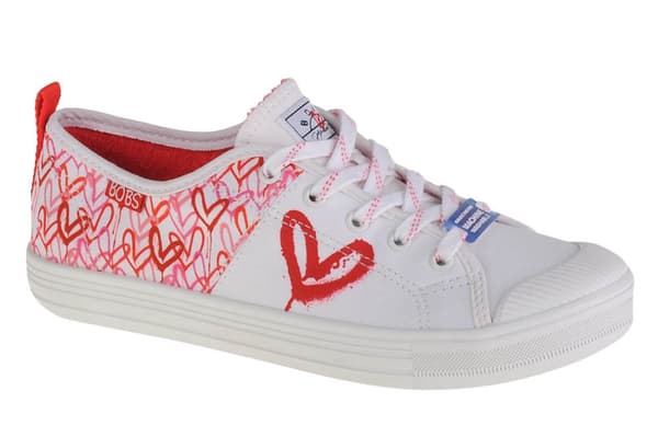 Skechers Bobs B Cool-All Corazon 113952-WRPK, Kvinde, Sneakers, hvid