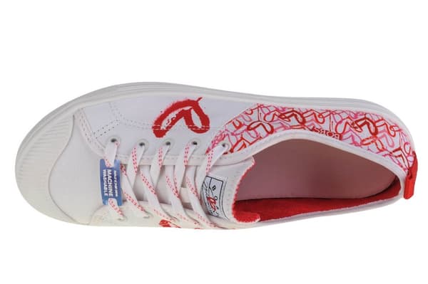 Skechers Bobs B Cool-All Corazon 113952-WRPK, Kvinna, Sneakers, vit