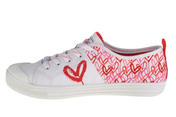 Skechers Bobs B Cool-All Corazon 113952-WRPK, Kvinna, Sneakers, vit