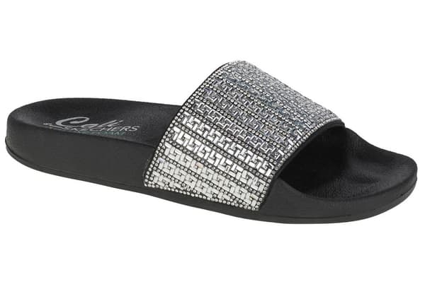 Skechers Pop Ups-New Spark 119320-BLK, Kvinna, Tofflor, silver 36