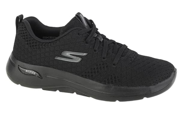 Skechers Go Walk Arch Fit Unify 124403-BBK, Kvinna, Sneakers, svart