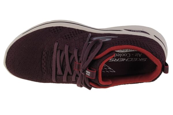 Skechers Go Walk Arch Fit Unify 124403-BURG, Kvinna, Sneakers, vinröd