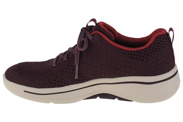 Skechers Go Walk Arch Fit Unify 124403-BURG, Kvinna, Sneakers, vinröd
