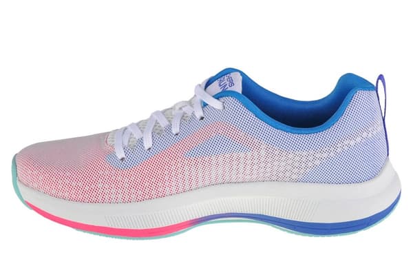 Skechers Go Run Pulse - Get Moving 128105-WMLT, Kvinna, Löparskor, vit