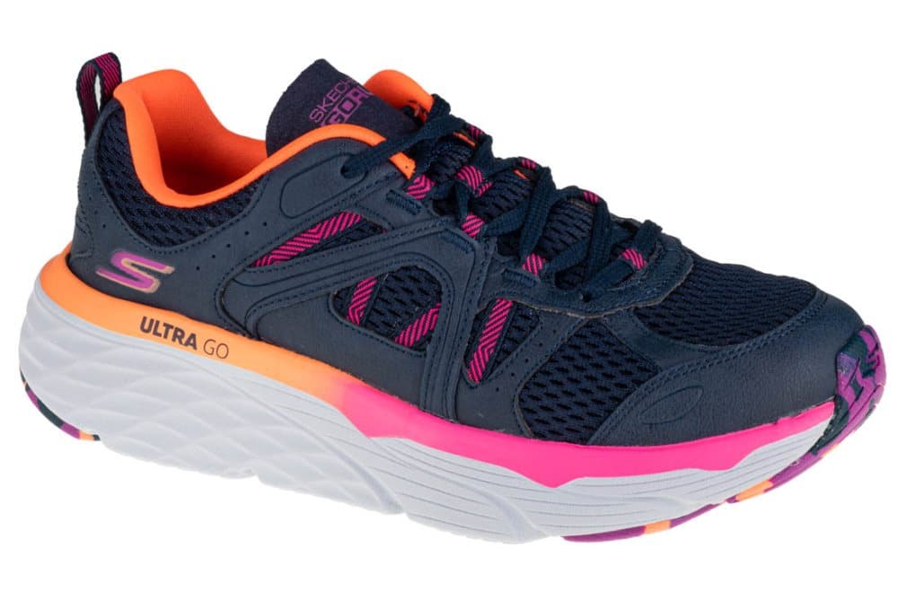 Skechers Max Cushioning Elite Wind Chill 128137-NVPK, Kvinna, Sneakers, marinblå