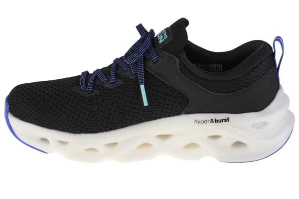 Skechers Go Run Swirl Tech-Dash Charge 128793-BLK, Kvinna, Löparskor, svart