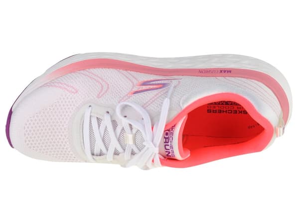 Skechers Max Cushioning Delta 129120-WCRL, Kvinna, Löparskor, vit