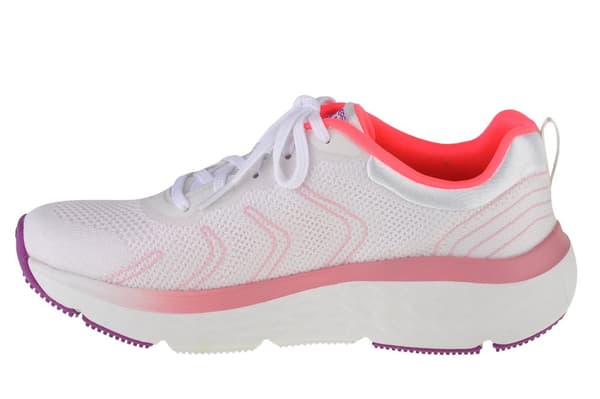 Skechers Max Cushioning Delta 129120-WCRL, Kvinna, Löparskor, vit