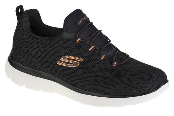 Skechers Summits 149037-BKRG, Kvinna, Sneakers, svart