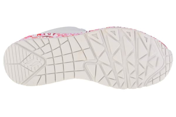 Skechers Uno-Loving Love 155506-WRPK, Kvinna, Sneakers, vit