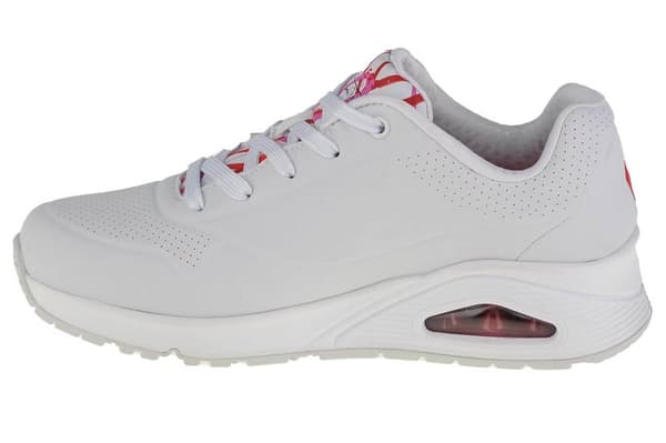 Skechers Uno-Spread The Love 155507-WRPK, Kvinde, Sneakers, hvid