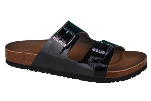 Skechers Granola-Gloss Floss 163030-BLK, Kvinna, Tofflor, svart 36