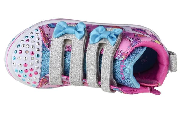 Skechers Twi-Lites Mermaid Gems 20223N-MLT, för tjej, Sneakers, rosa