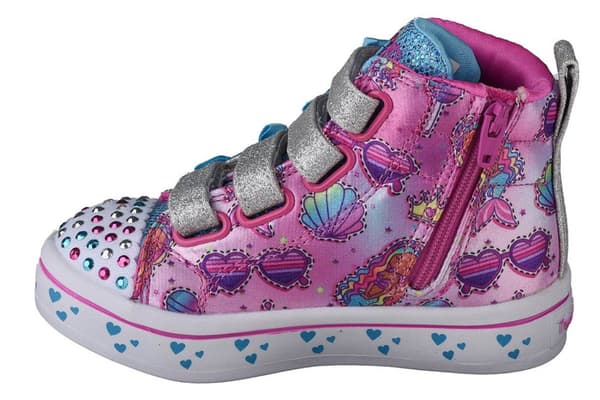 Skechers Twi-Lites Mermaid Gems 20223N-MLT, för tjej, Sneakers, rosa