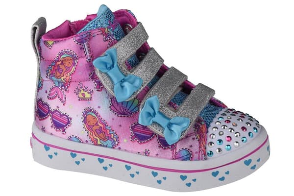 Skechers Twi-Lites Mermaid Gems 20223N-MLT, för tjej, Sneakers, rosa