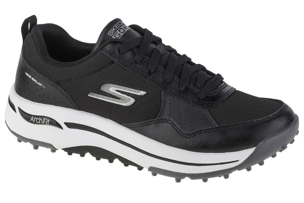 Skechers Go Golf Arch Fit 214018-BKW, Man, golfskor, svart