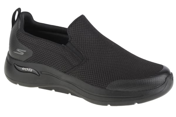 Skechers Go Walk Arch Fit-Togpath 216121-BBK, Mand, Sneakers, sort