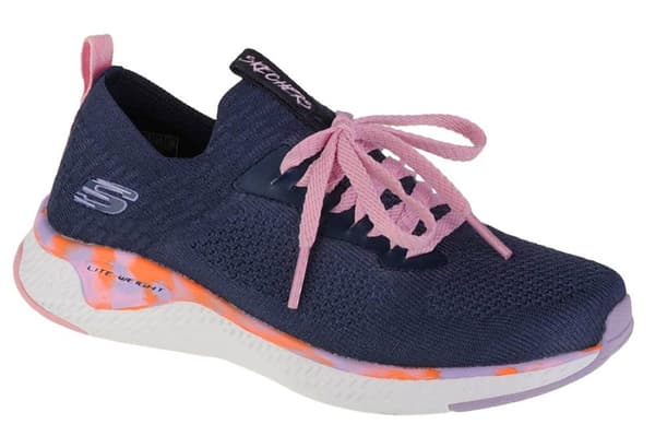 Skechers Solar Fuse 302040L-NVMT, för tjej, Sneakers, marinblå 37