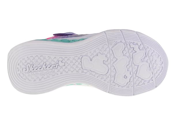Skechers Flutter Heart Lights 302315L-LVMT, för tjej, Sneakers, flerfärgad