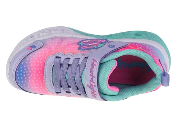 Skechers Flutter Heart Lights 302315L-LVMT, för tjej, Sneakers, flerfärgad