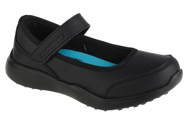 Skechers Microstrides-Class Spirit 302606L-BBK, för Tjej, Sneakers, svart