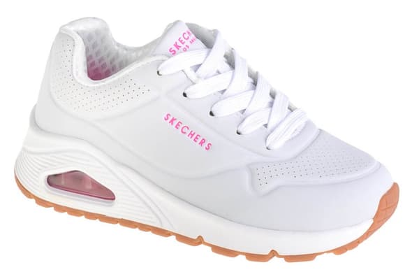 Skechers Uno Stand On Air 310024L-WHP, til pige, Sneakers, hvid