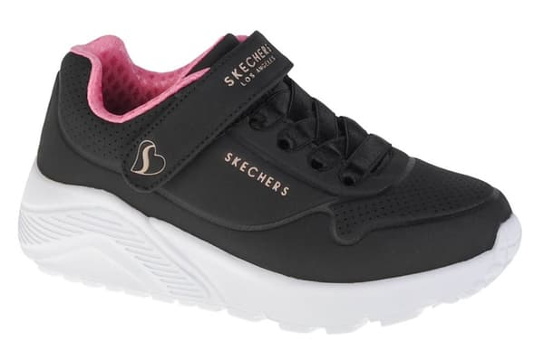 Skechers Uno Lite 310451L-BKRG, för tjej, Sneakers, svart