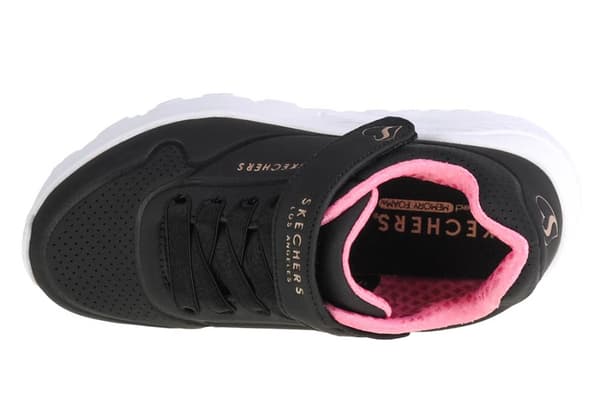 Skechers Uno Lite 310451L-BKRG, för tjej, Sneakers, svart