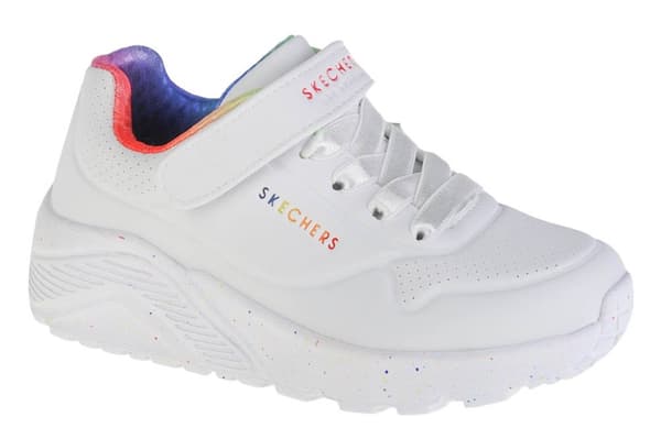 Skechers Uno Lite Rainbow Specks 310457L-WMLT, för tjej, Sneakers, vit