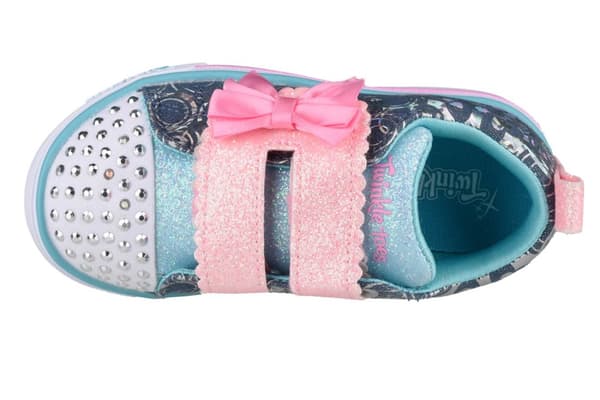 Skechers Sparkle Lite-Lil Heartsland 314754N-DMLT, för tjej, Sportskor, grå