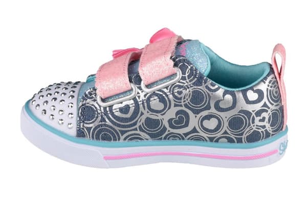 Skechers Sparkle Lite-Lil Heartsland 314754N-DMLT, för tjej, Sportskor, grå