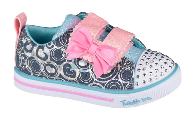 Skechers Sparkle Lite-Lil Heartsland 314754N-DMLT, för tjej, Sportskor, grå