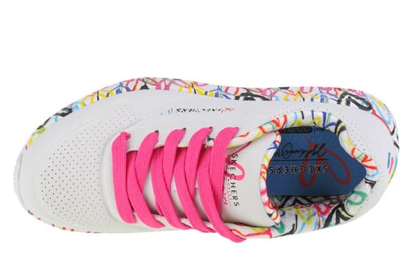 Skechers Uno Lite 314976L-WMLT, för tjej, Sneakers, vit