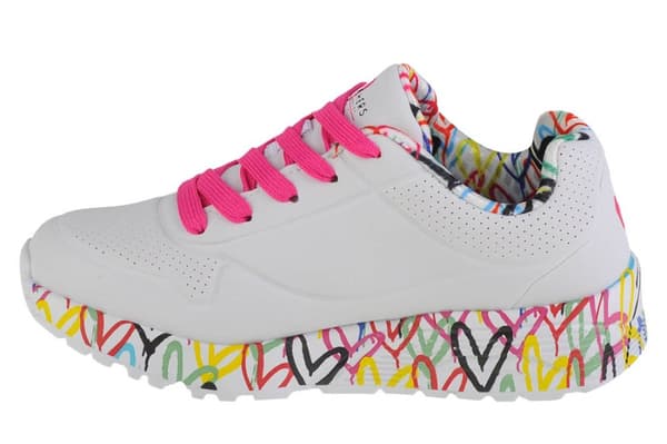 Skechers Uno Lite 314976L-WMLT, för tjej, Sneakers, vit