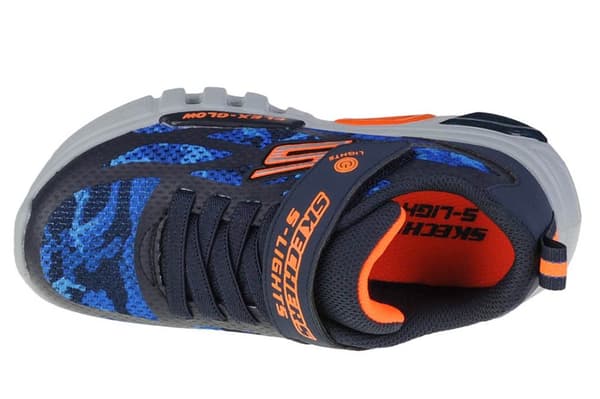 Skechers Flex-Glow Rondler 400017L-NVOR, för Pojke, Sneakers, marinblå