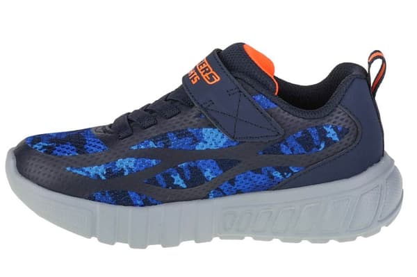 Skechers Flex-Glow Rondler 400017L-NVOR, för Pojke, Sneakers, marinblå