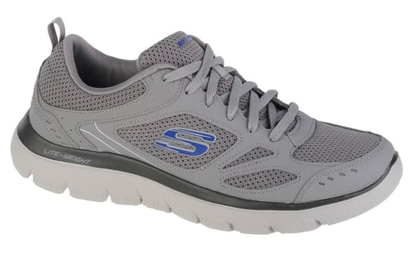 Skechers Summits-South Rim 52812-GRY, Mand, Træningssko, grå