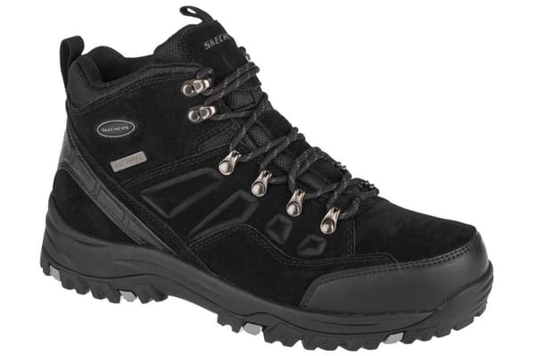 Skechers Relment-Pelmo 64869-BLK, Mand, Trekkingsko, sort
