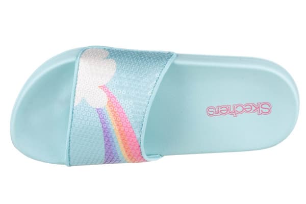 Skechers Sunny Slides-Dreamy Steps 86994L-LBMT, för Tjej, Tofflor, blå
