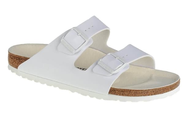 Birkenstock Arizona BF 1019046, Kvinna, Tofflor, vit